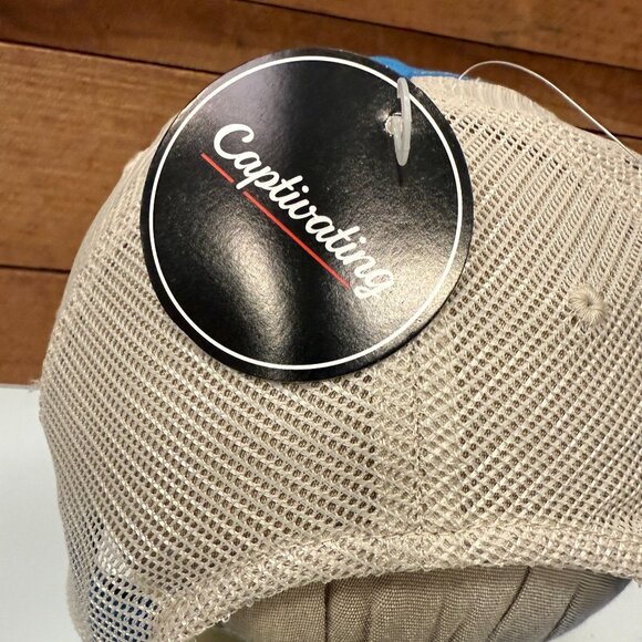 UCLA BRUINS One Size Snap Back Cap Hat Mesh Back Embroidered Captivating NWT - Picture 6 of 9